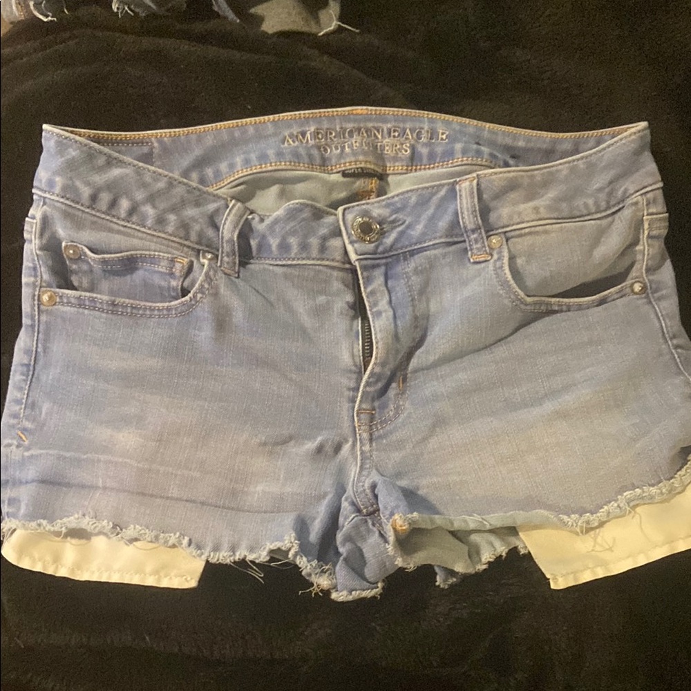 American Eagle Outfitters Light Blue Jean Shorts
